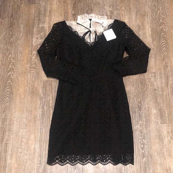NWT Sandro Paris Cristina Guipure Lace Dress 38 - Picture 2 of 10
